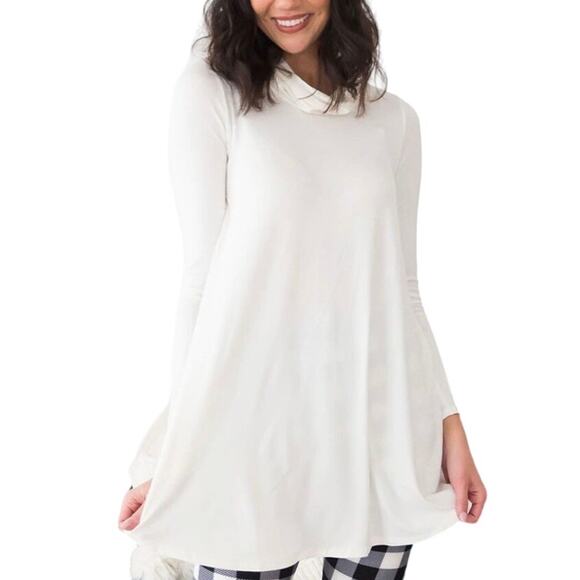 Winter/Christmas Snowmen Comfy Outfit- Medium Tunic and OS Leggings - Picture 3 of 9